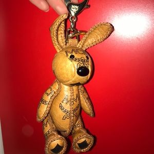 MCM ‘Visetos’ rabbit bag charm and keychain